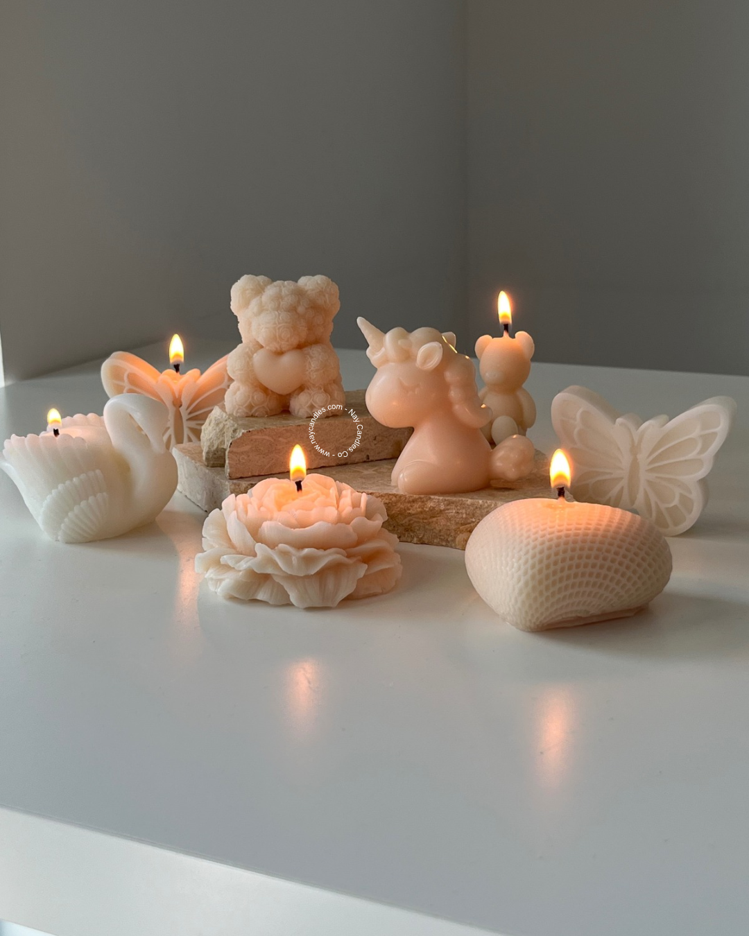 Sculptural candles
