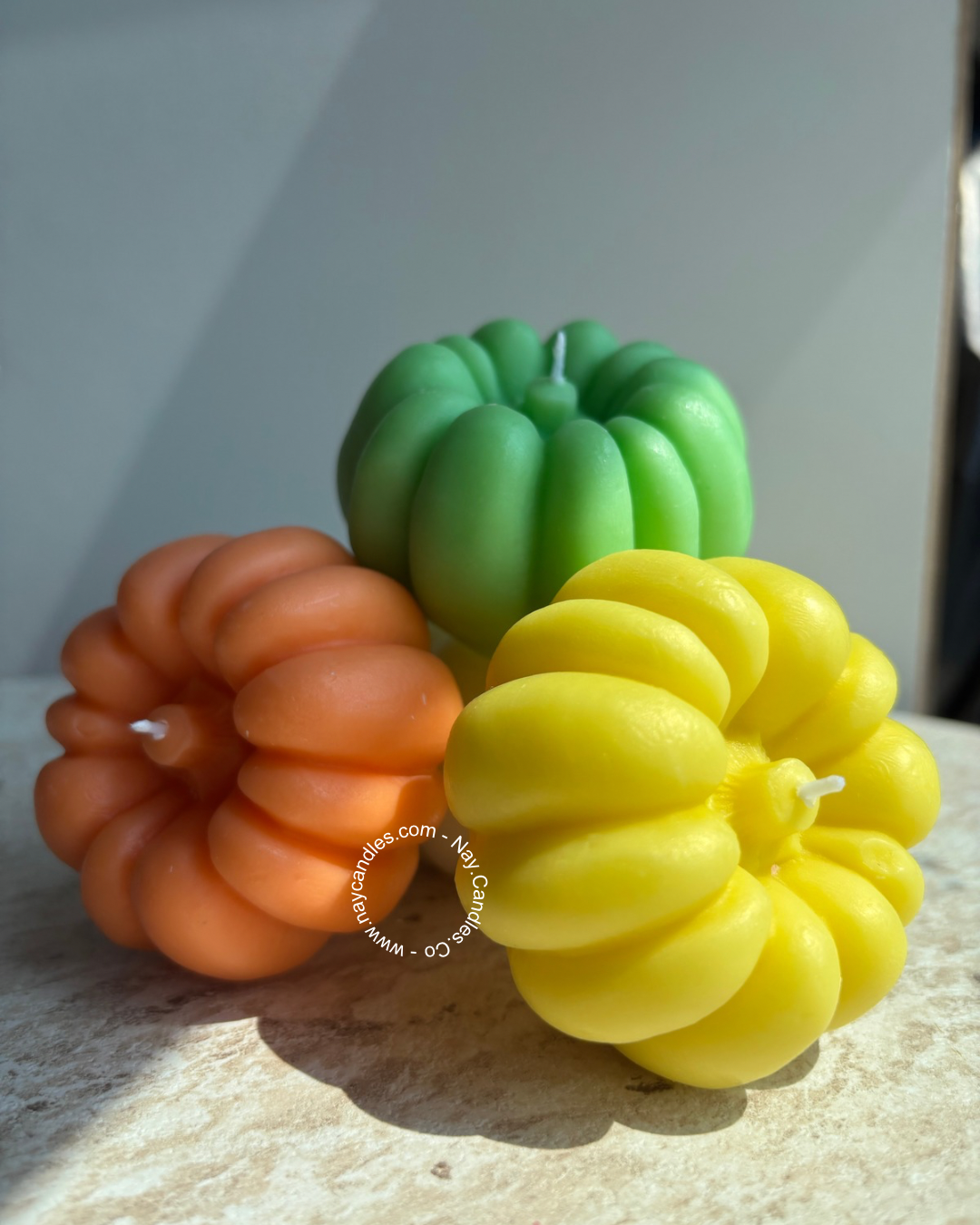 Pumpkin candle