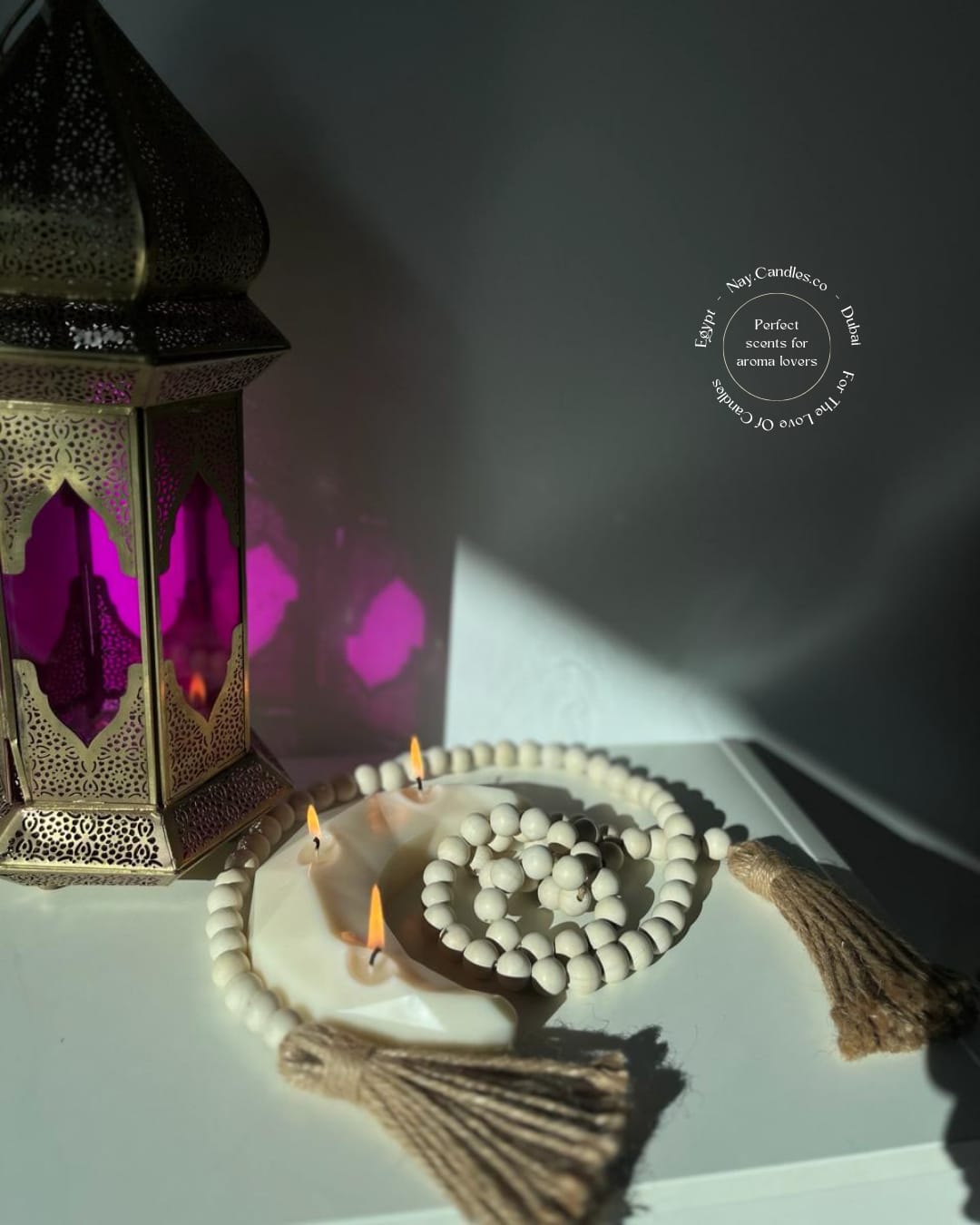 Crescent Moon Candle