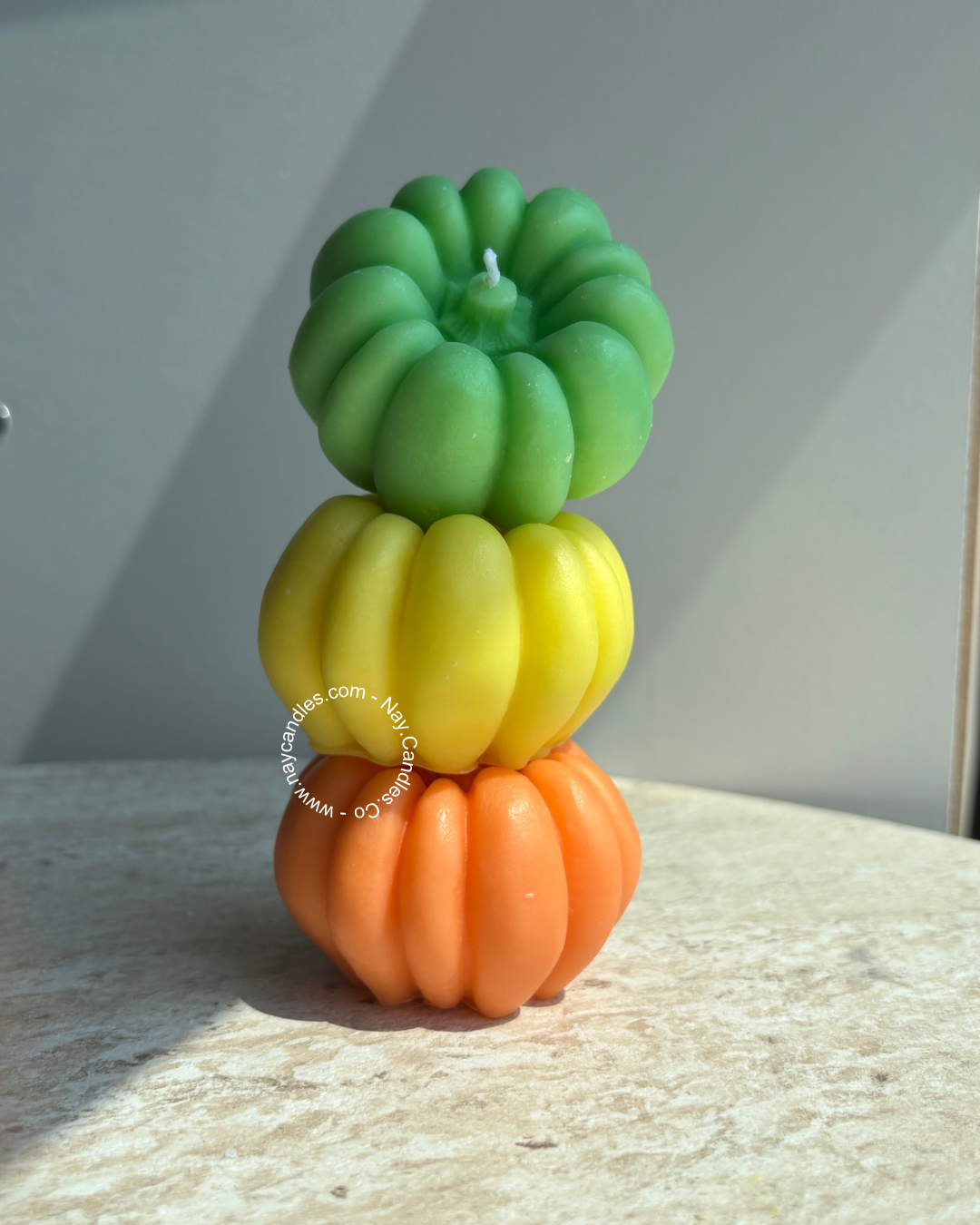Pumpkin candle
