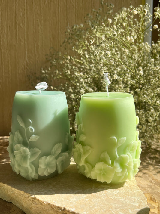 Floral Candle