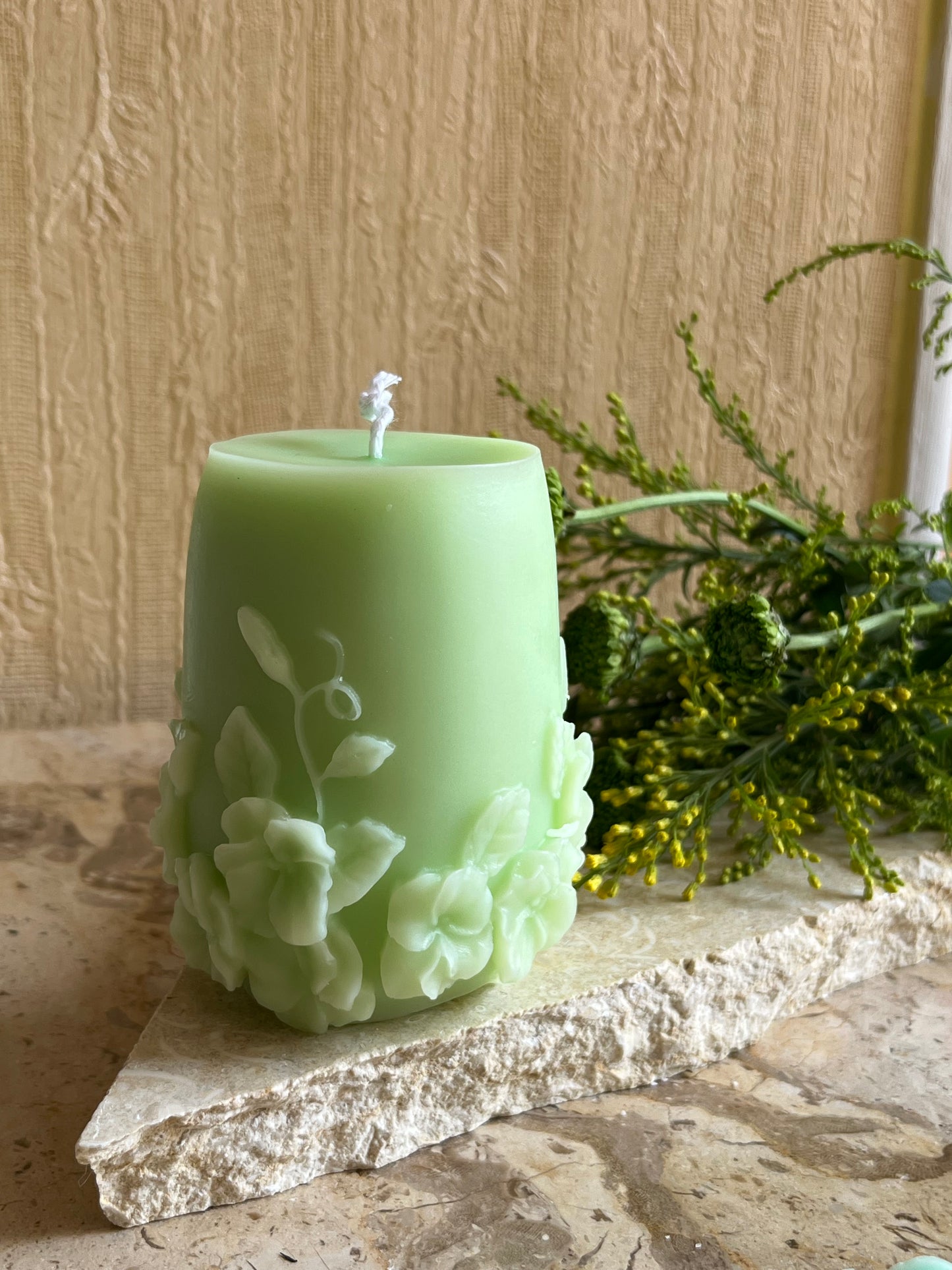 Floral Candle
